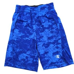 Champion Kids Camo Blue Shorts Size 5/6